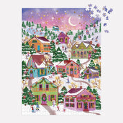 Joy Laforme Snowcap Village 1000PC Foil Puzzle