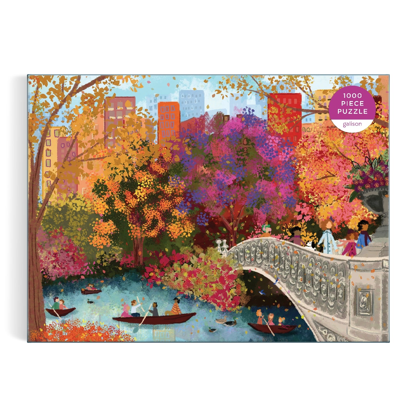 Joy Laforme Autumn On Bow Bridge 1000PC Puzzle
