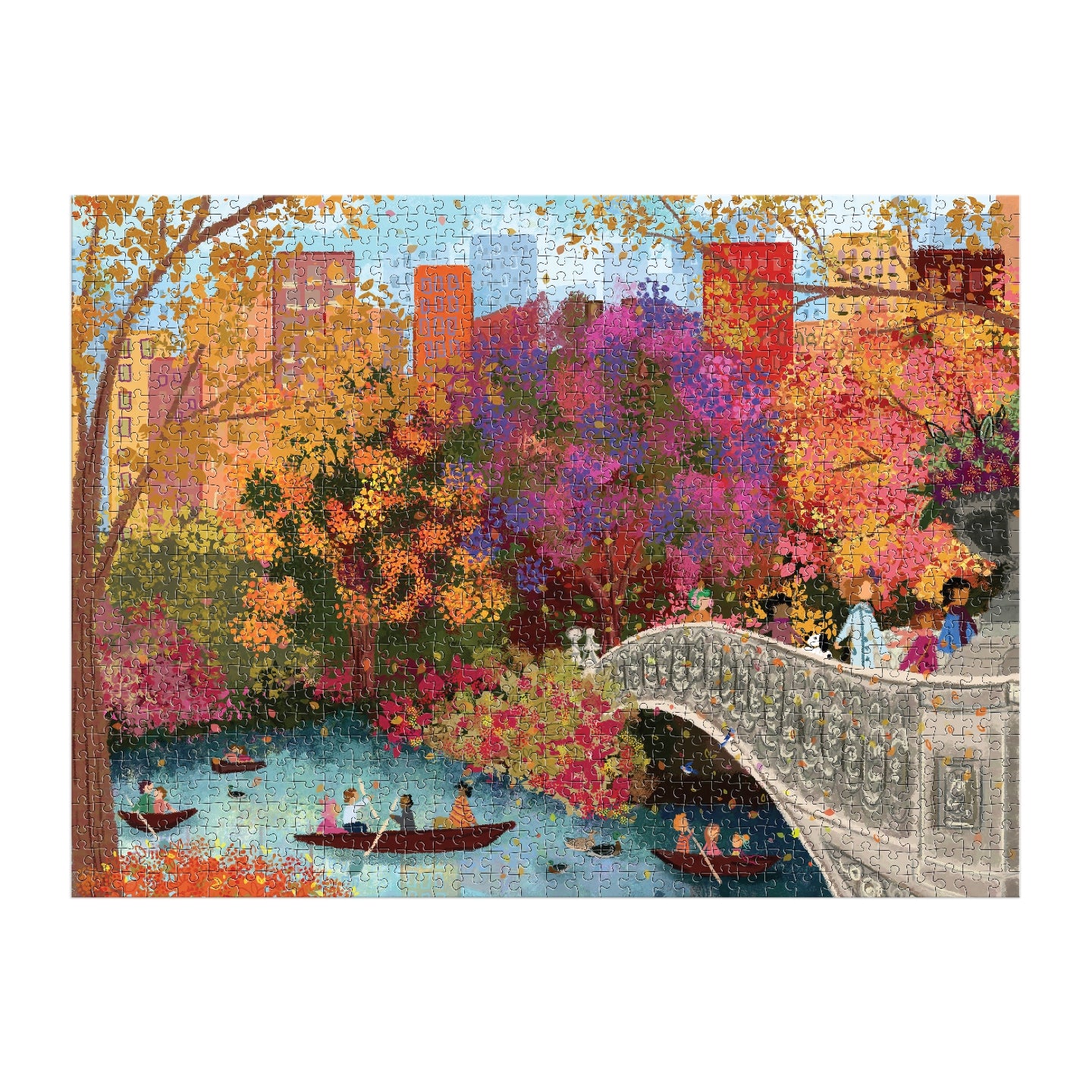 Joy Laforme Autumn On Bow Bridge 1000PC Puzzle
