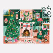 Cozy By The Fireplace 1000PC Puzzle