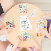 The Tinies Reusable Colouring Coasters