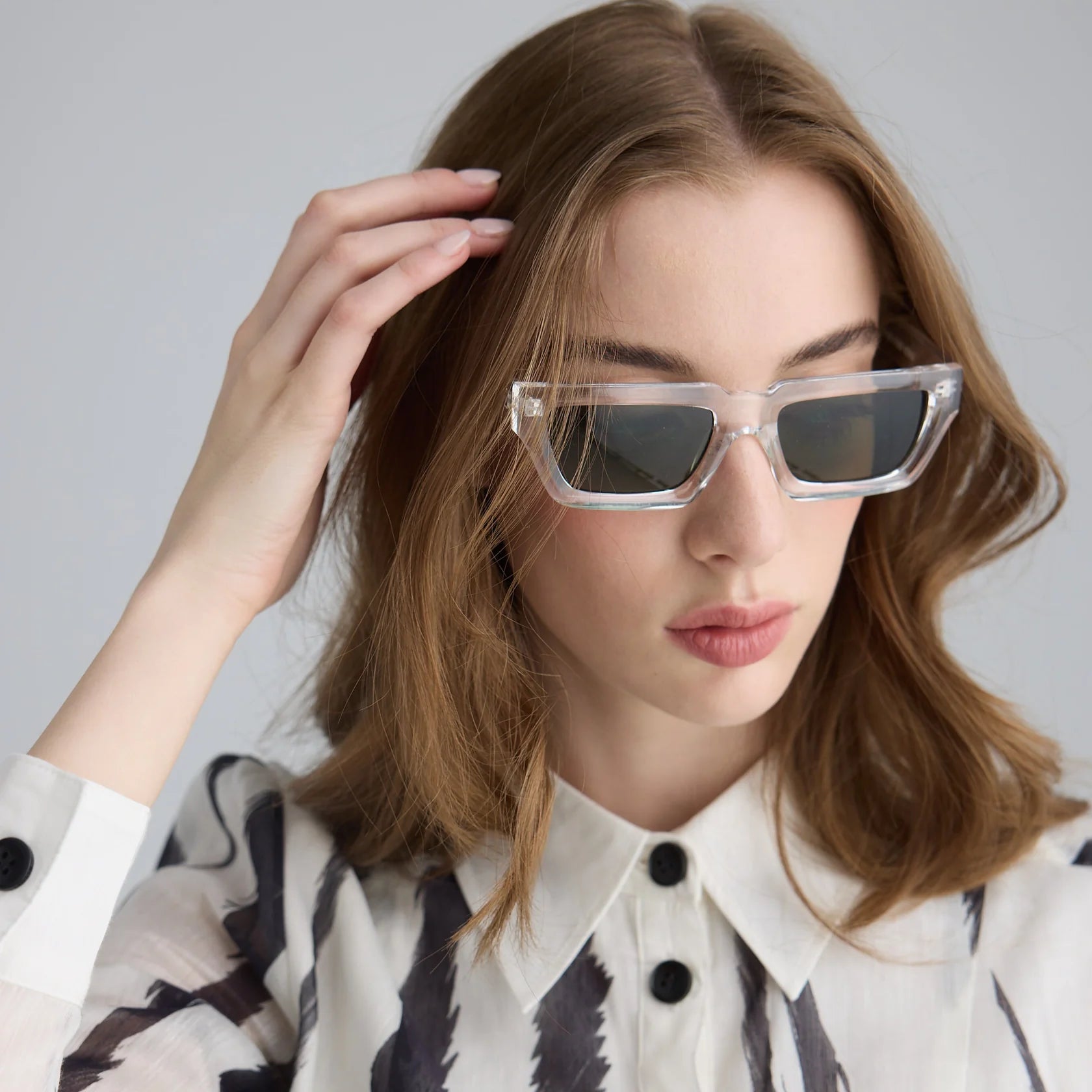 Jade Sunglasses Crystal