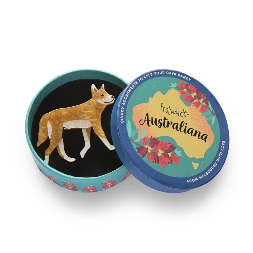 Dave The Dingo Brooch