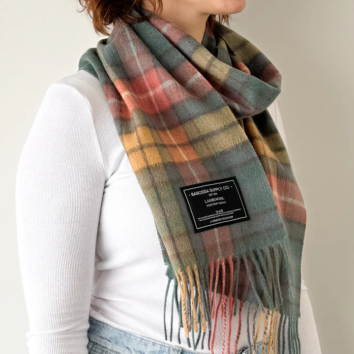 Buchanan Antique Scottish Tartan Lambswool Scarf