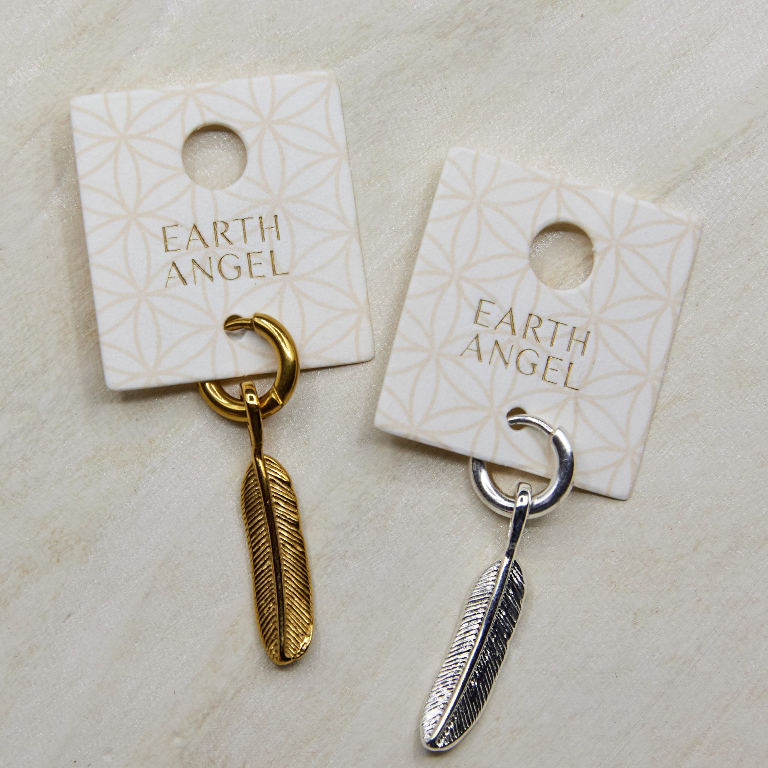 Earth Angel Charm in Gold or Silver