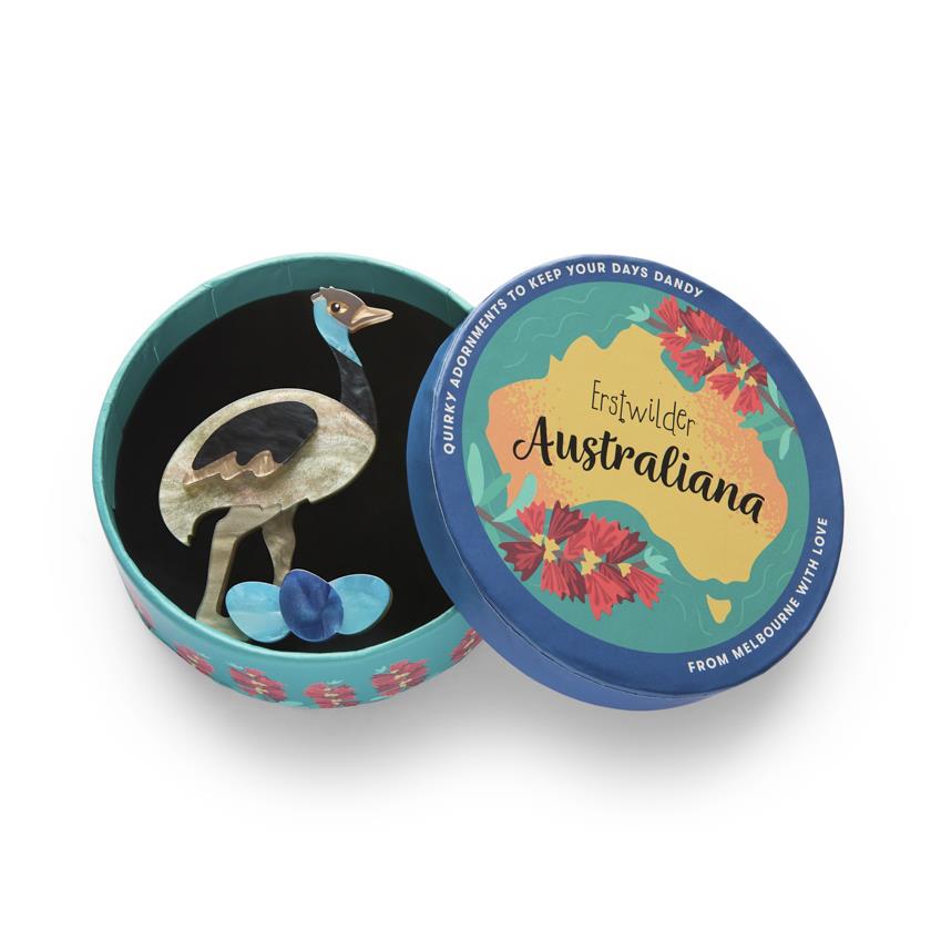 Elliot The Emu Brooch