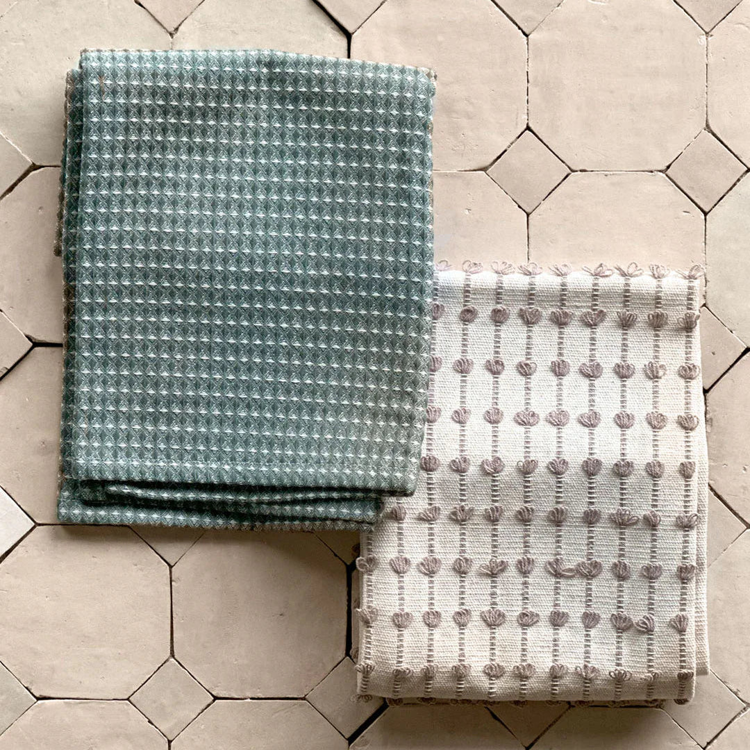 Set Of 2 Tea Towels Clover