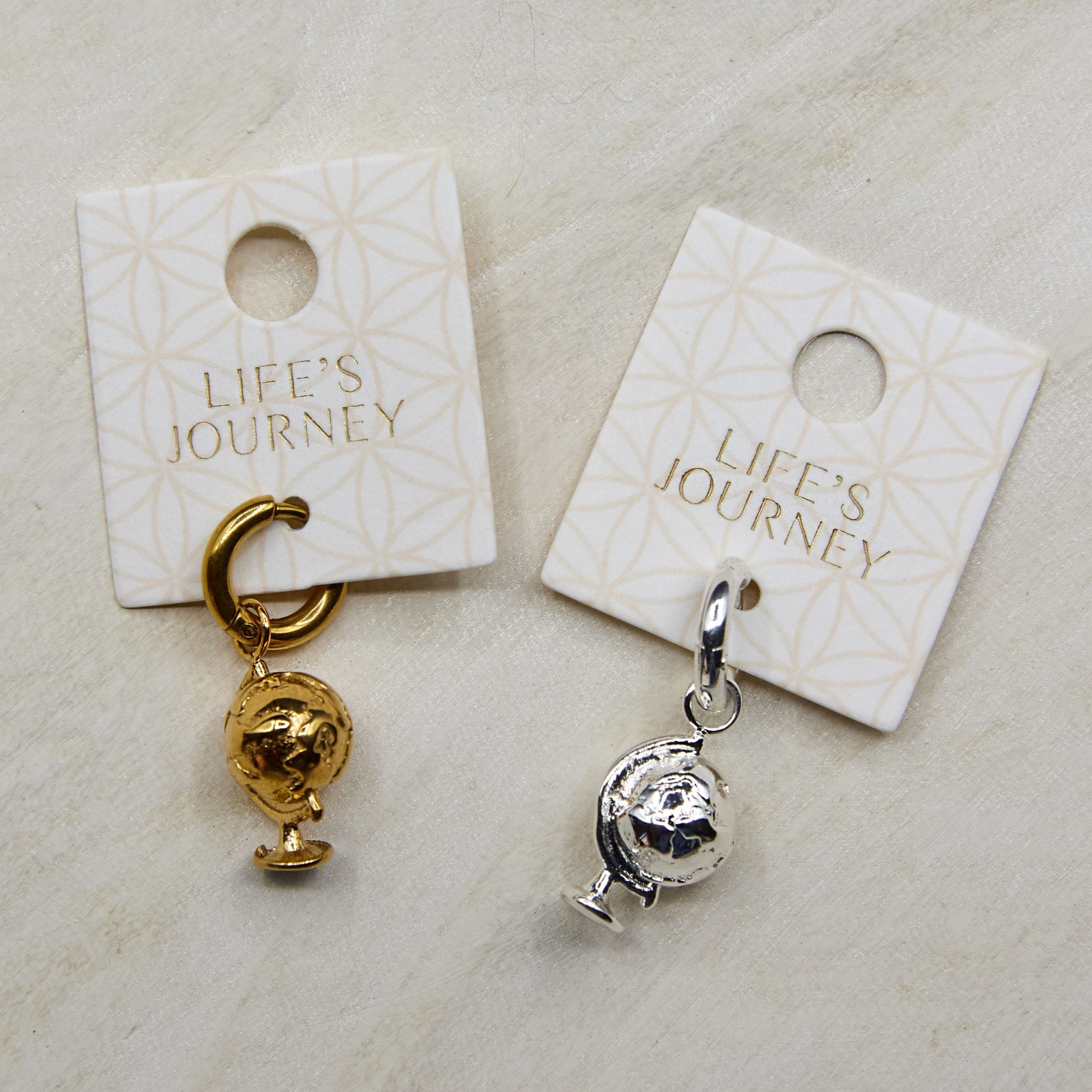 Life’s Journey Charm in Gold or Silver