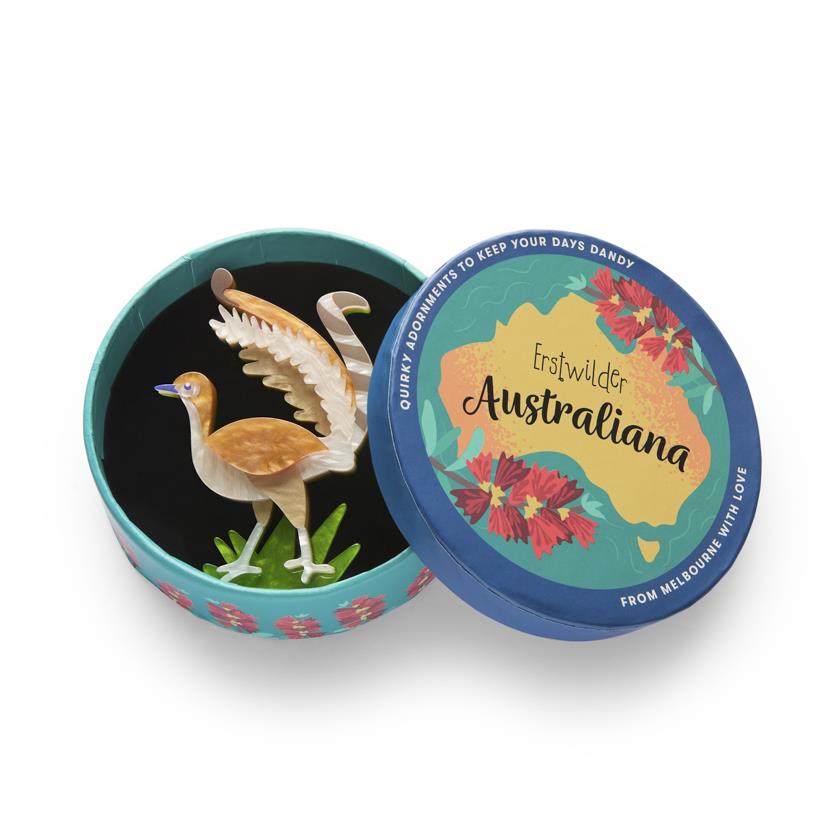 Lottie The Lyrebird Brooch