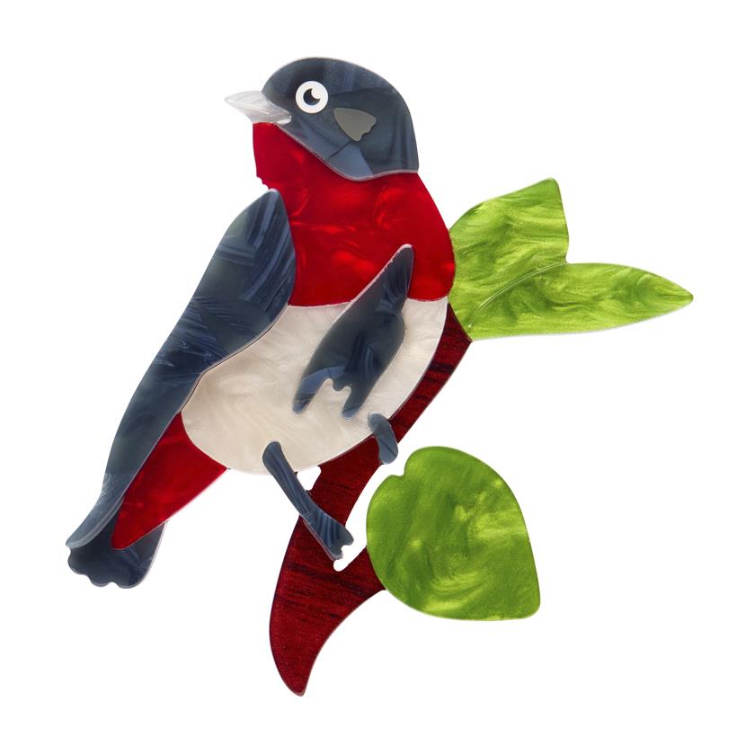 Mabel The Mistletoebird Brooch