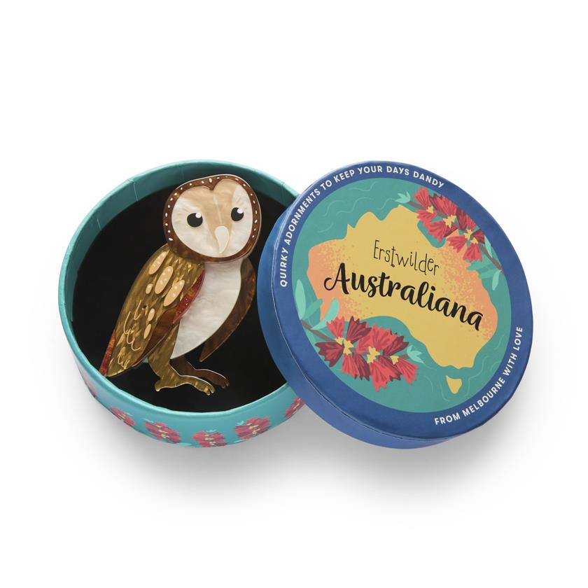 Maisie The Masked Owl Brooch