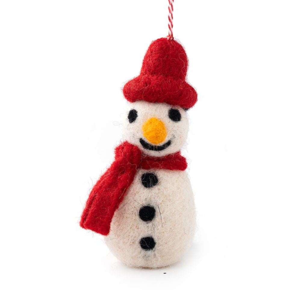 Snowman Felt Christmas Decoration