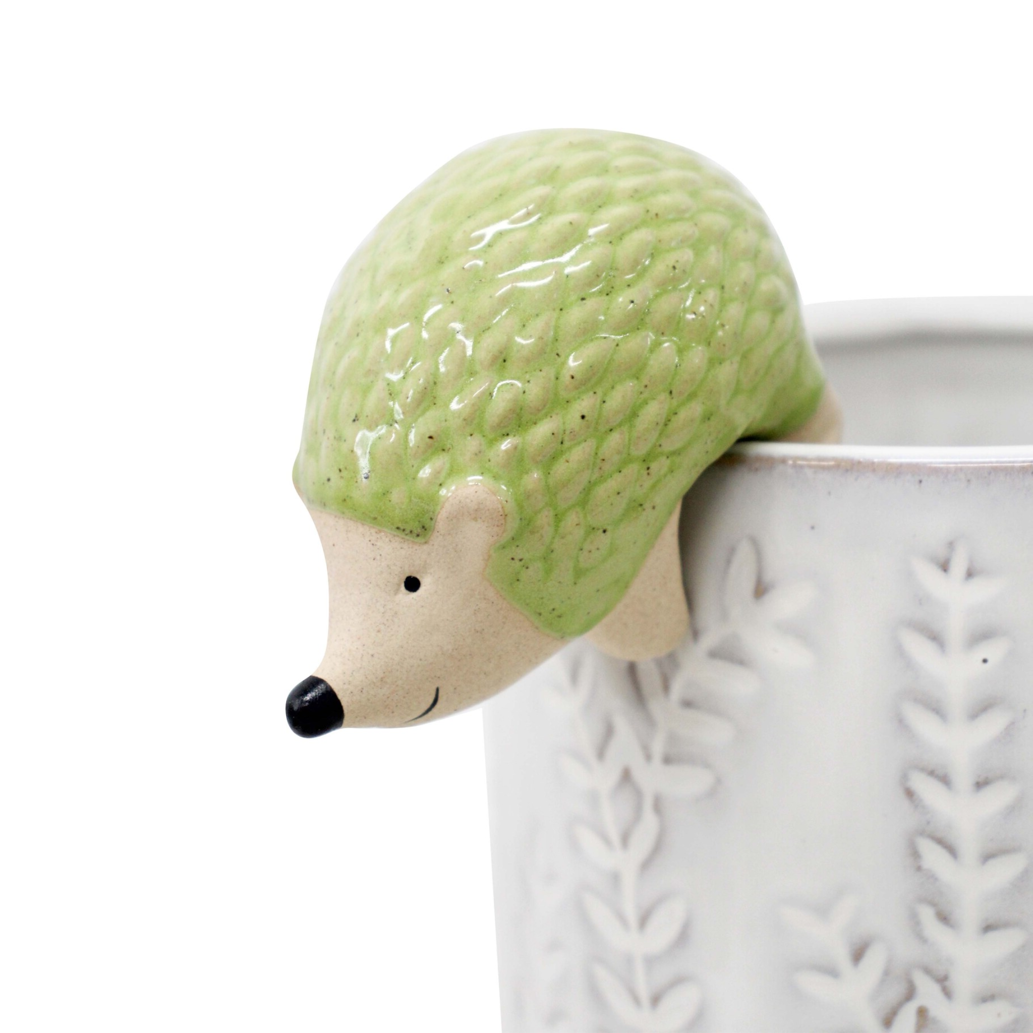 Hedgehog Pot Sitter Green
