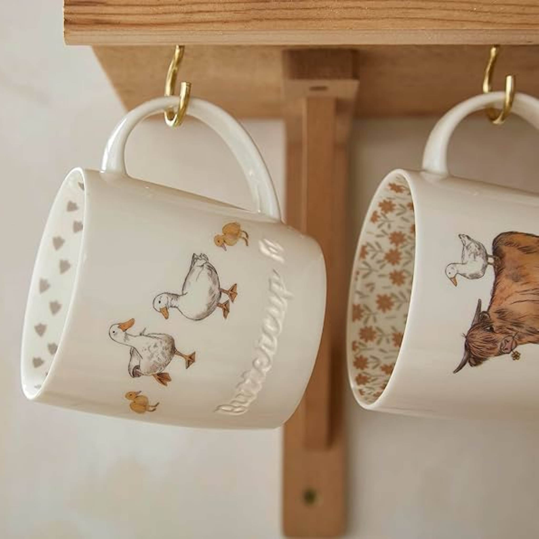 Barrel Mug Buttercup Farm Highland Cow