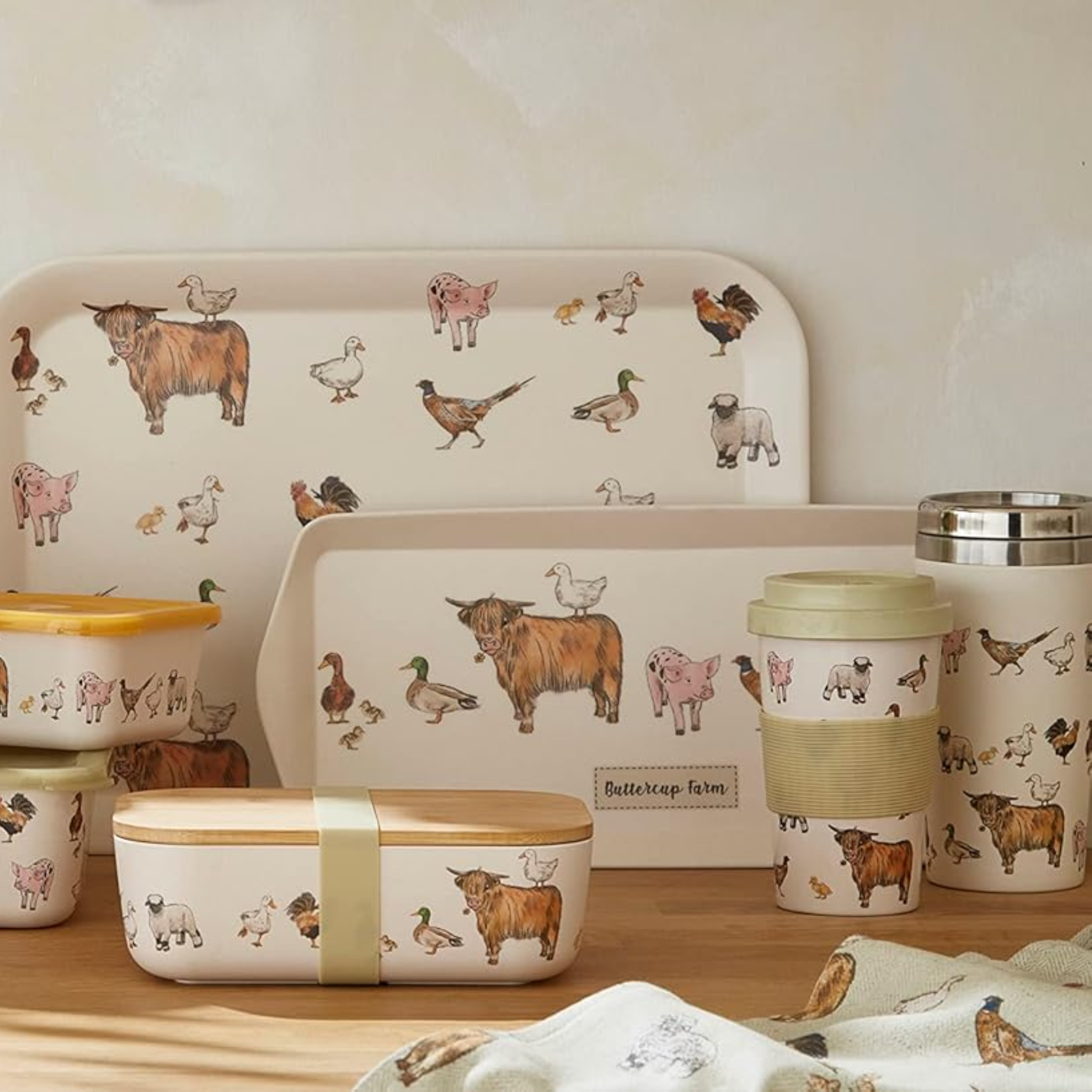 Bamboo Travel Mug With Silicone Band Buttercup Farm