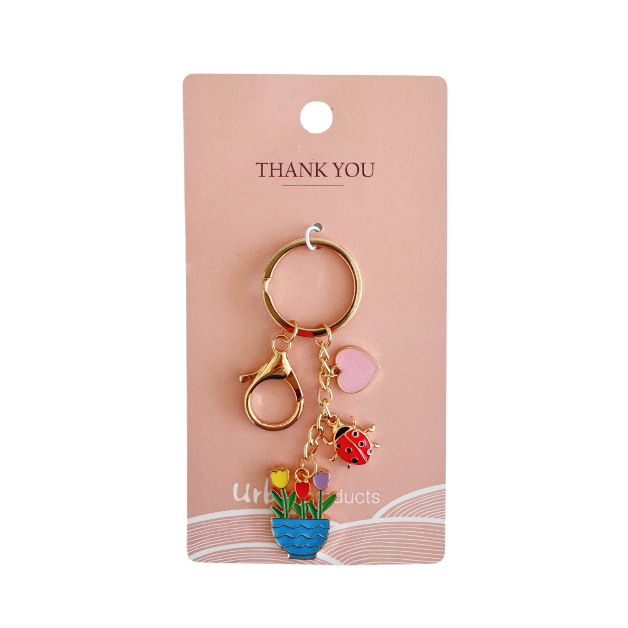 Thank You Keyring Multi