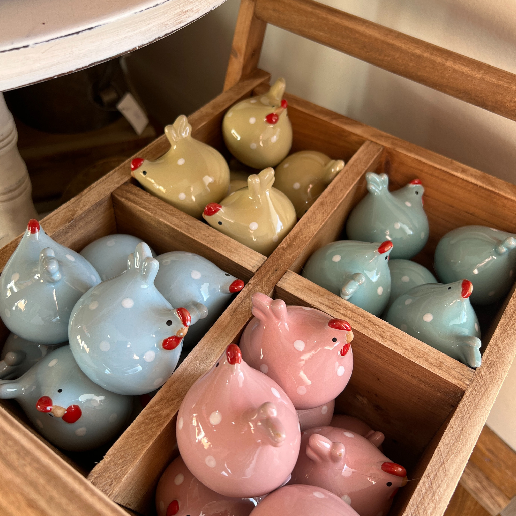 Ceramic Speckled Hen