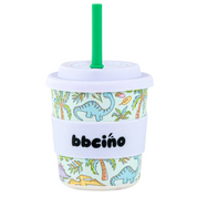 Reusable BambinoCino Bamboo Cup Sipasaurus (240ml)