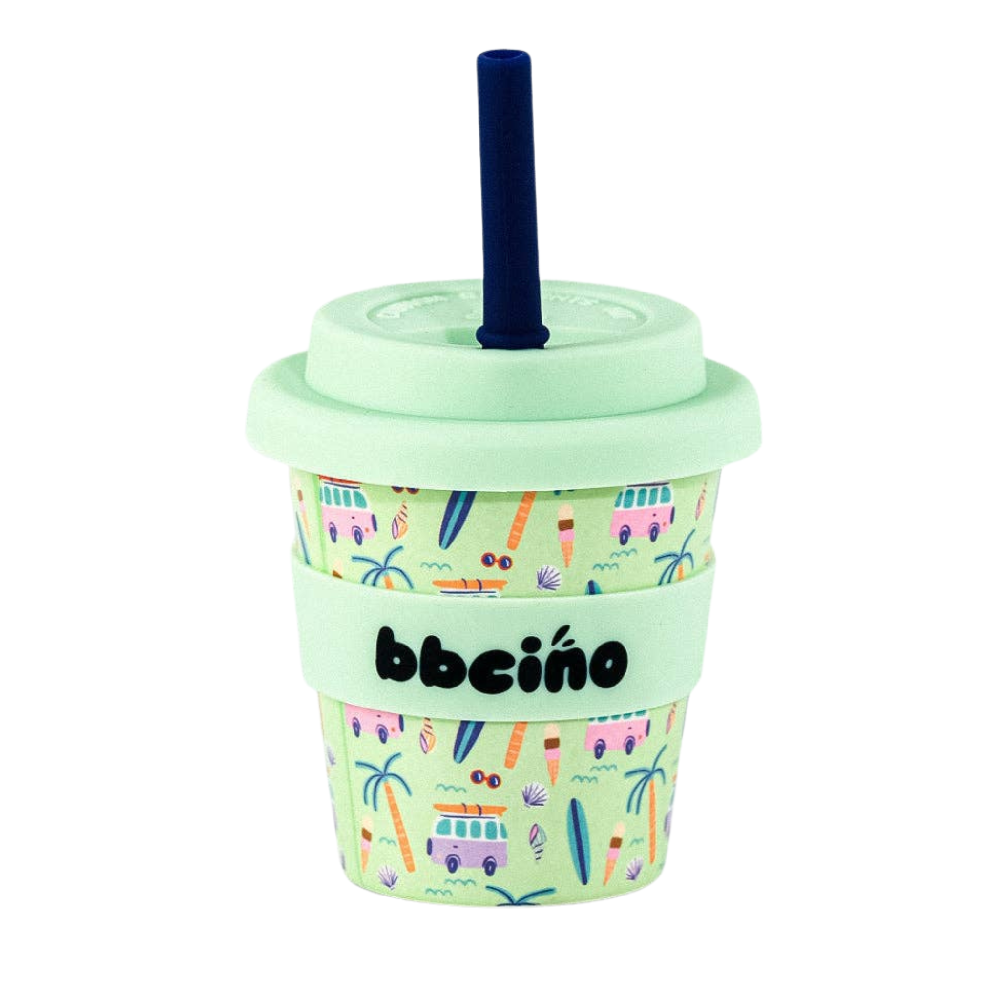 Reusable Babycino Bamboo Cup Beach Bums (120ml)