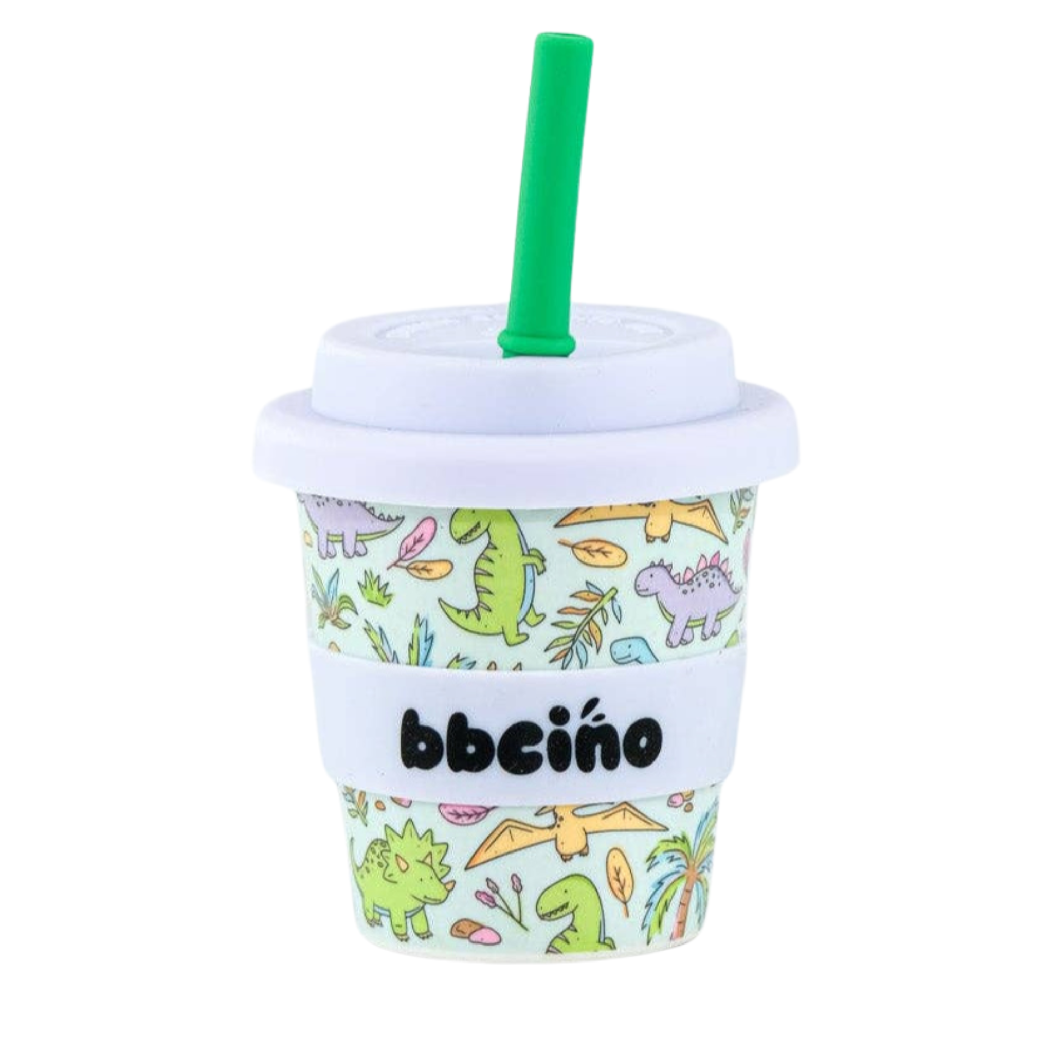 Reusable Babycino Bamboo Cup Sipasaurus (120ml)