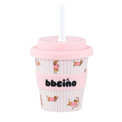 Reusable Babycino Bamboo Cup Dash Pink (120ml)