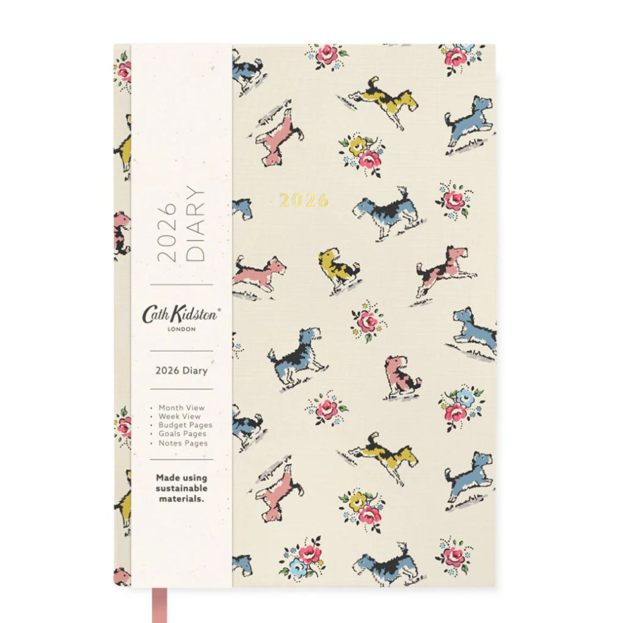 A5 Soft Cloth Cover 2026 Diary Billie & Friends