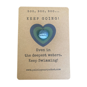 Keep Swimming Shark Pocket Pal