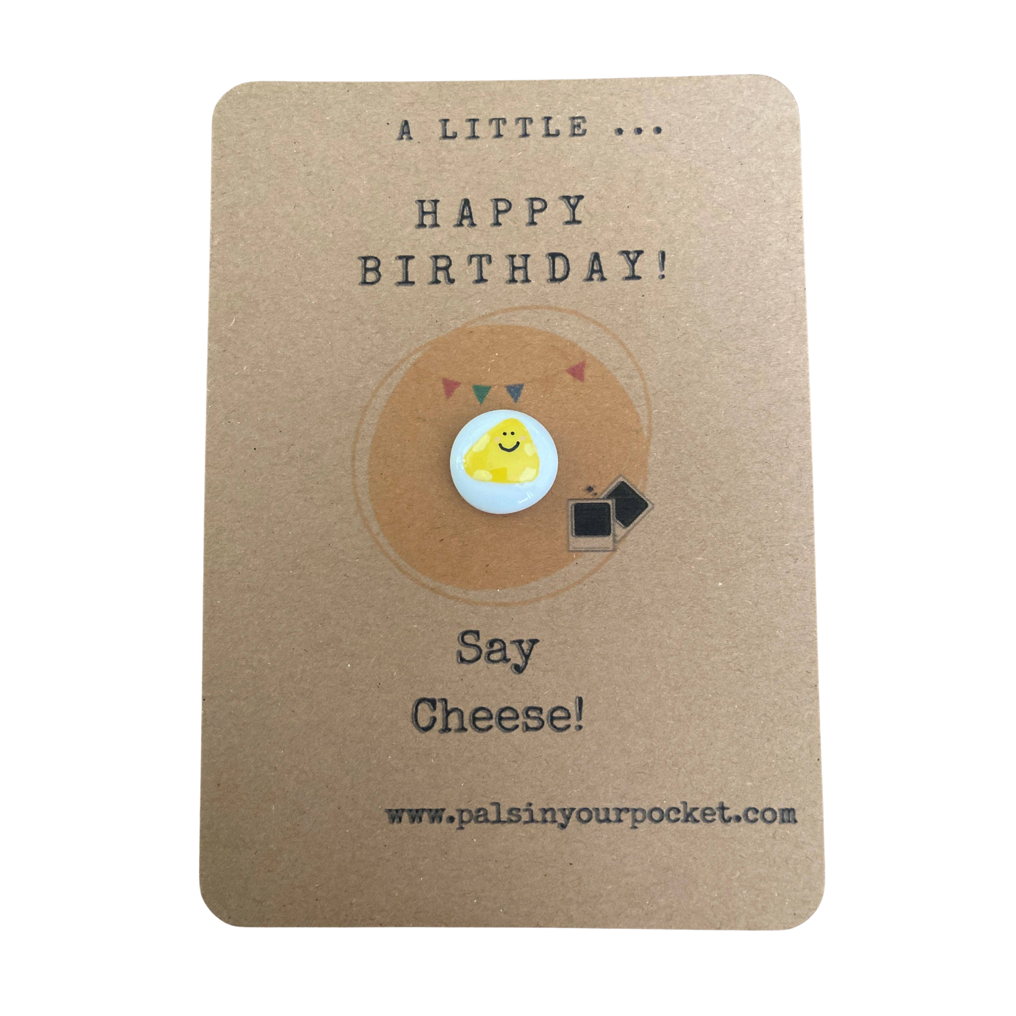 Happy Birthday Say Cheese Pocket Pal