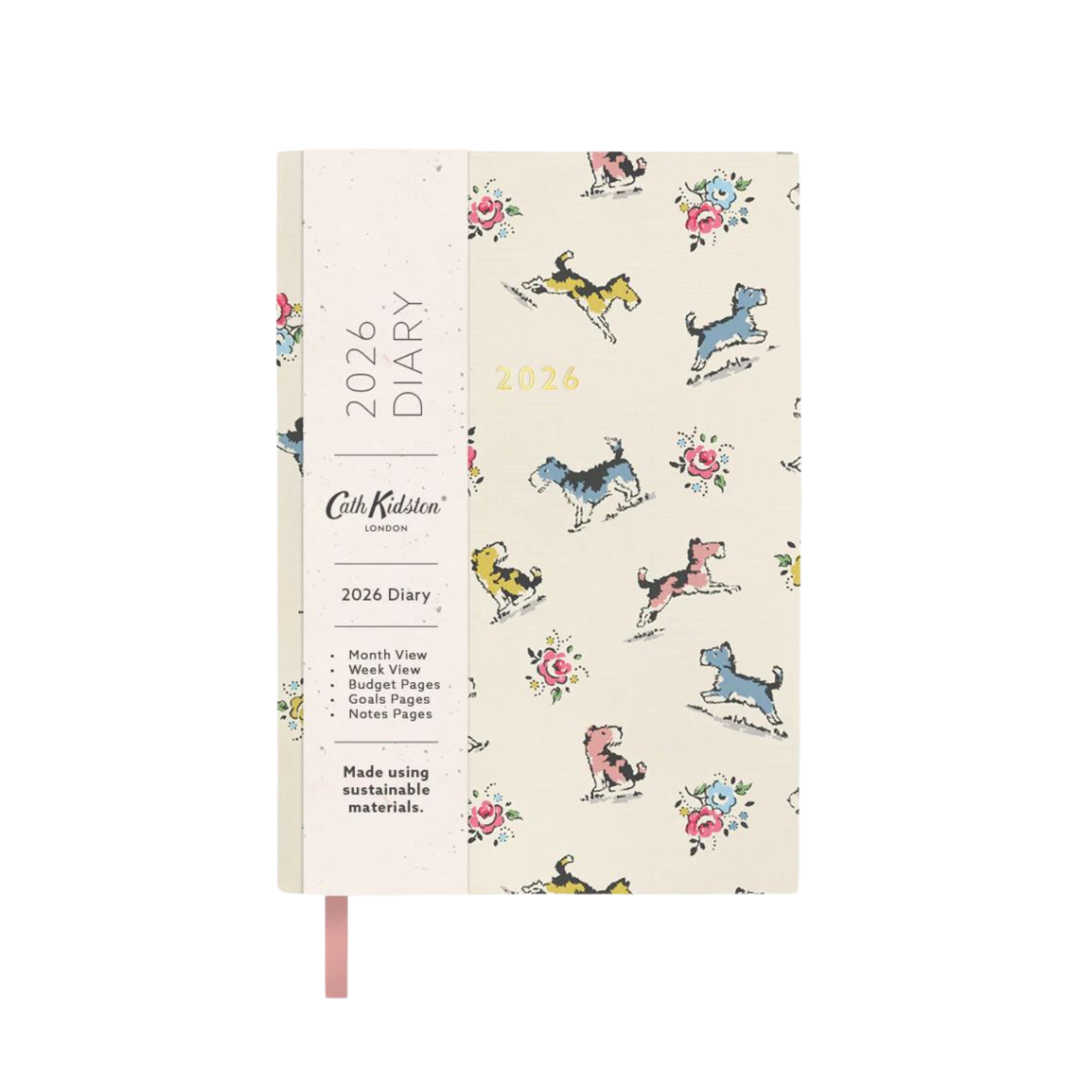 A6 Soft Cloth Cover 2026 Diary Billie & Friends