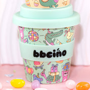 Reusable Babycino Bamboo Cup Party Animal Green (120ml)