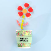 Reusable BambinoCino Bamboo Cup Party Animal Green (240ml)