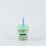 Reusable Babycino Bamboo Cup Party Animal Green (120ml)