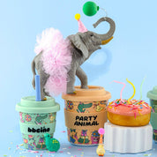Reusable Babycino Bamboo Cup Party Animal Green (120ml)