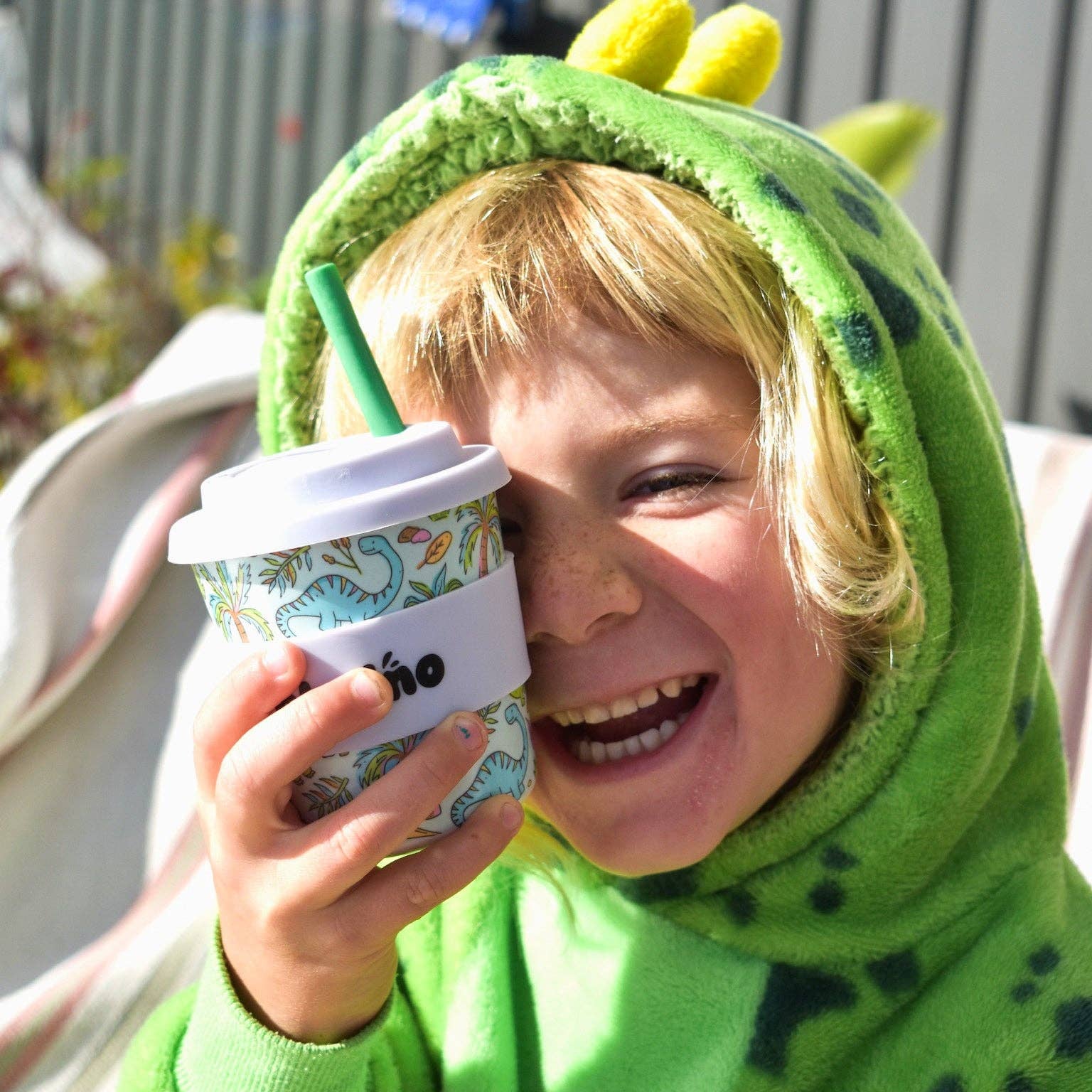 Reusable Babycino Bamboo Cup Sipasaurus (120ml)