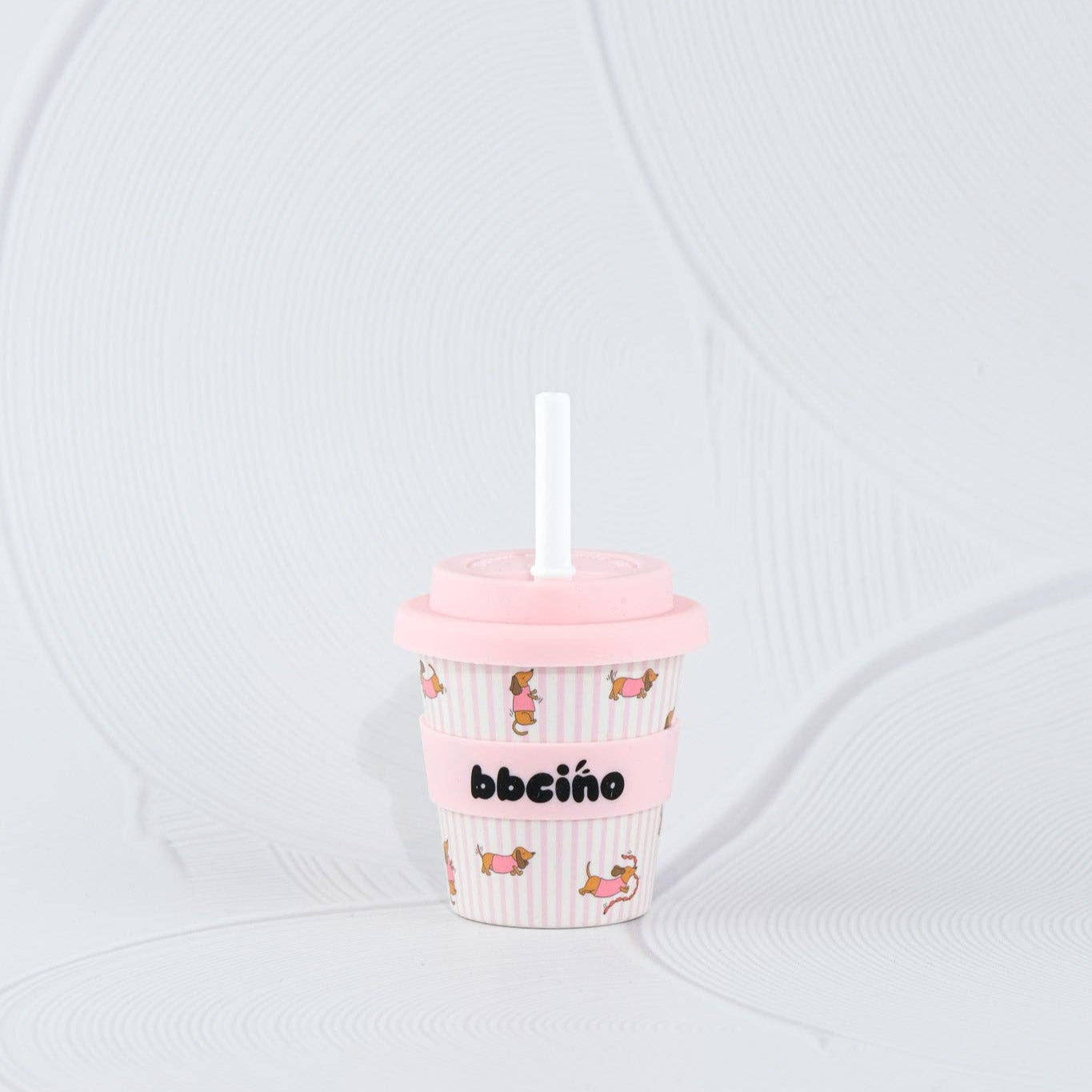 Reusable Babycino Bamboo Cup Dash Pink (120ml)