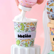 Reusable Babycino Bamboo Cup Sipasaurus (120ml)