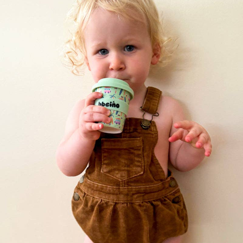Reusable Babycino Bamboo Cup Beach Bums (120ml)
