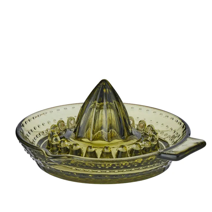 Lia Glass Juicer Olive
