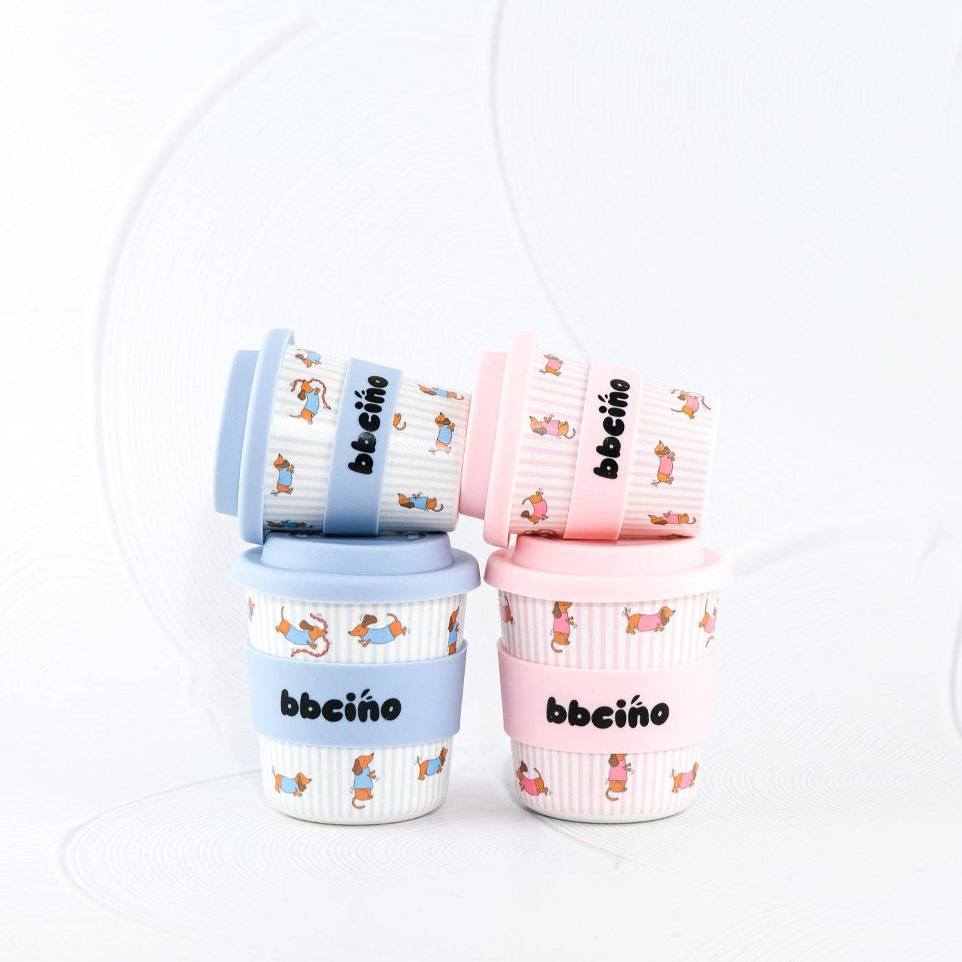 Reusable Babycino Bamboo Cup Dash Pink (120ml)