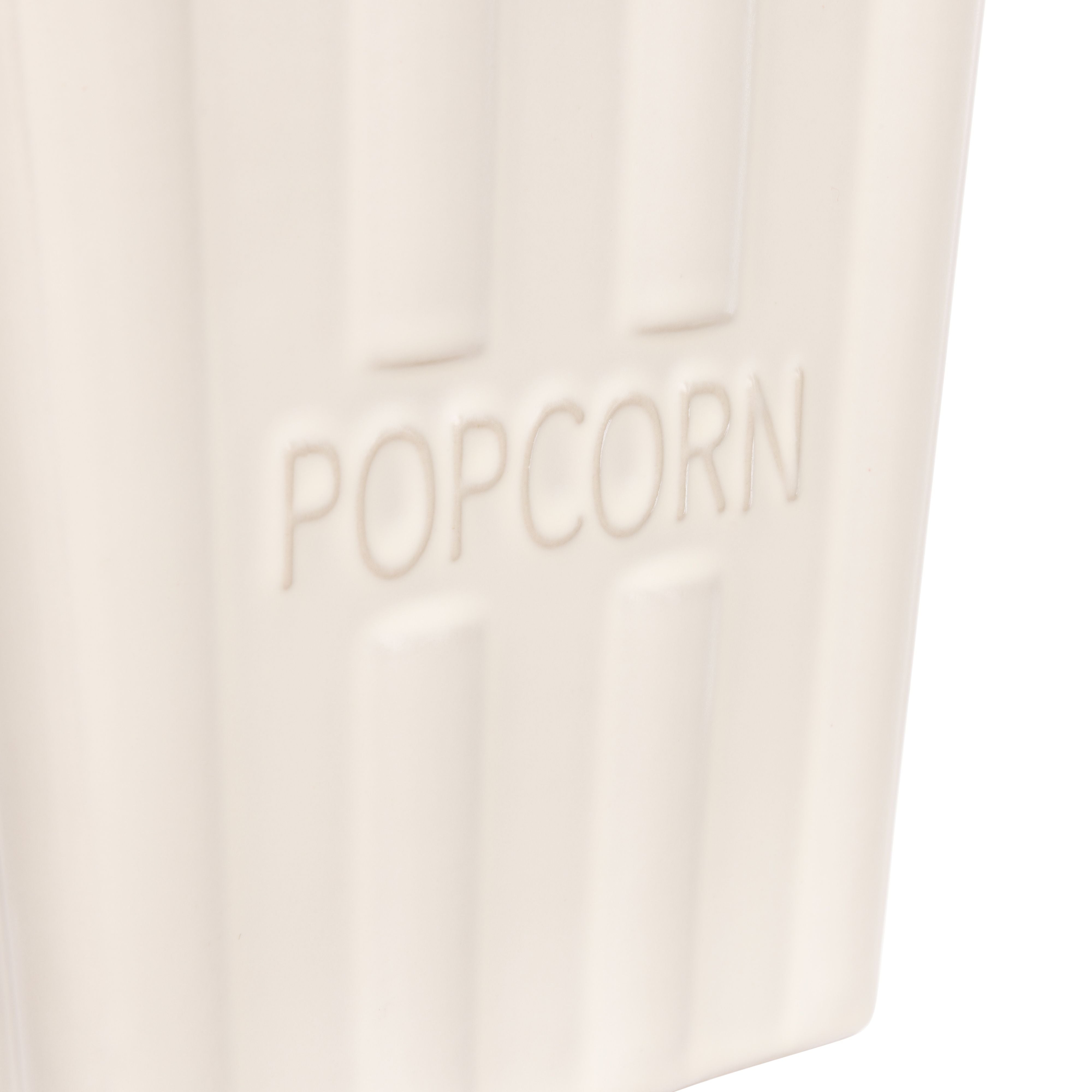 Peggy Large Stoneware Popcorn Bowl Off White