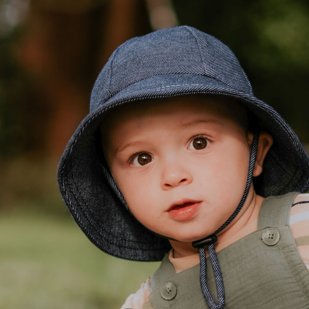 Toddler Bucket Sun Hat Denim