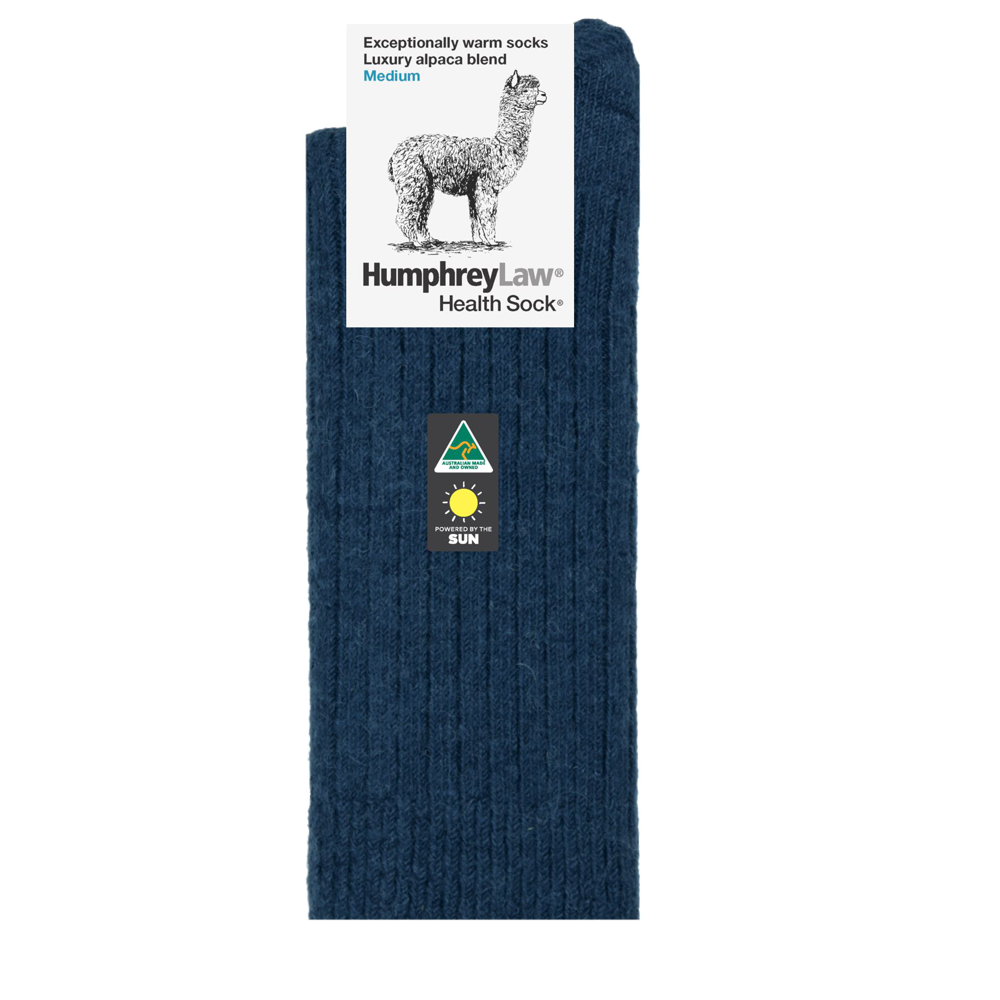 Alpaca Health Sock Denim