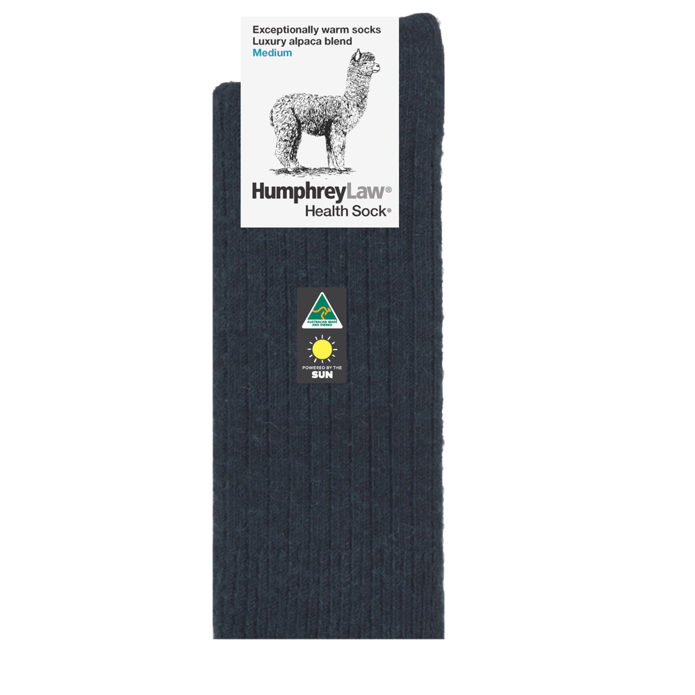 Alpaca Health Sock Charcoal