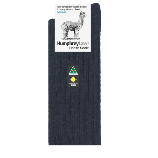 Alpaca Health Sock Charcoal