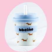 Reusable Babycino Bamboo Cup Dash in Blue 120ml