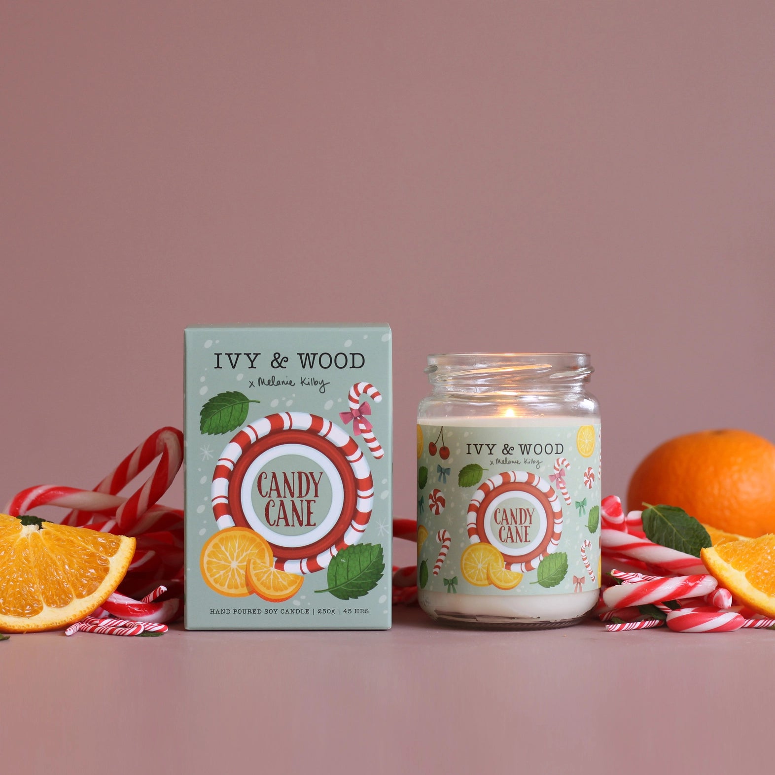 Candy Cane Limited Edition Christmas Candle