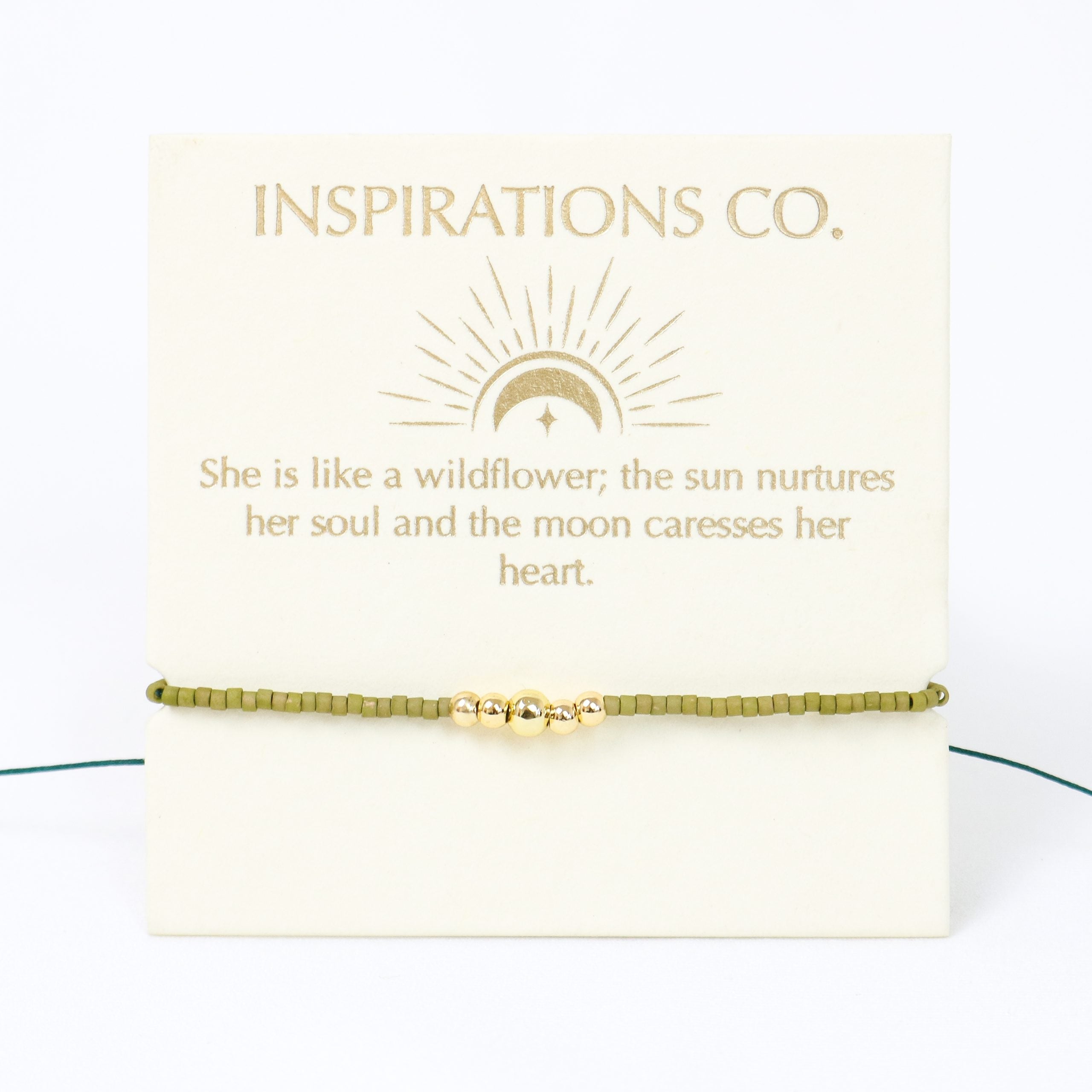 Inspiration Bracelet Army and Gold