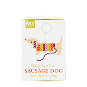 Stitch Your Own Keyring Sausage Dog