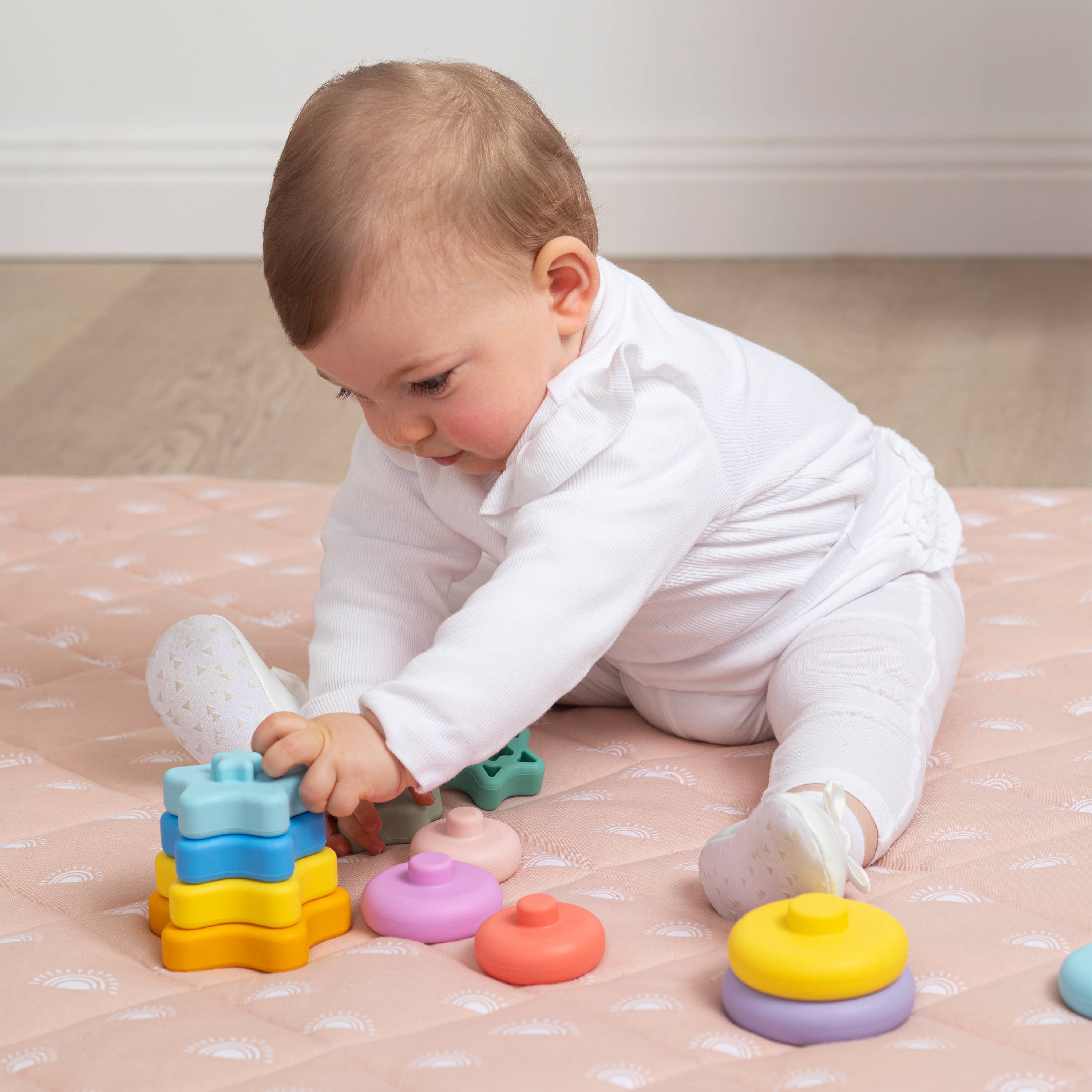 Silicone Stacking Tower Star Sorbet