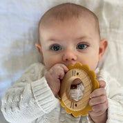 Lee The Lion Teether Wood & Silicone